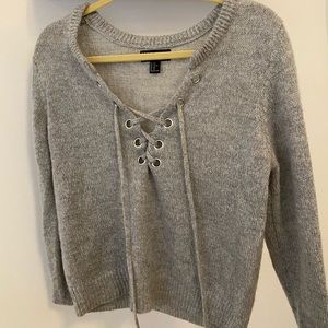 Gray sweater